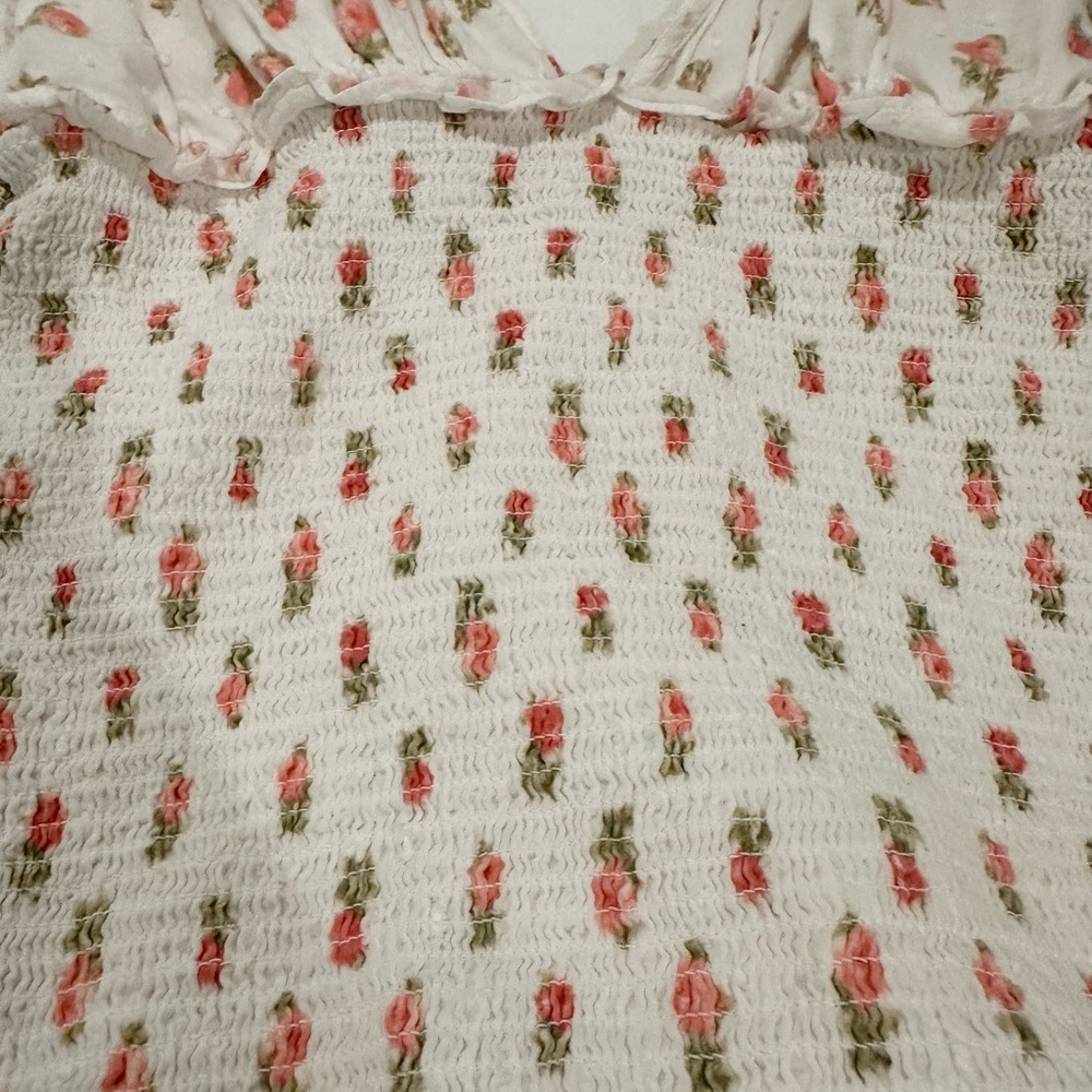 LoveShackFancy Rossi Floral Mini Dress (Small) - Picture 6 of 9